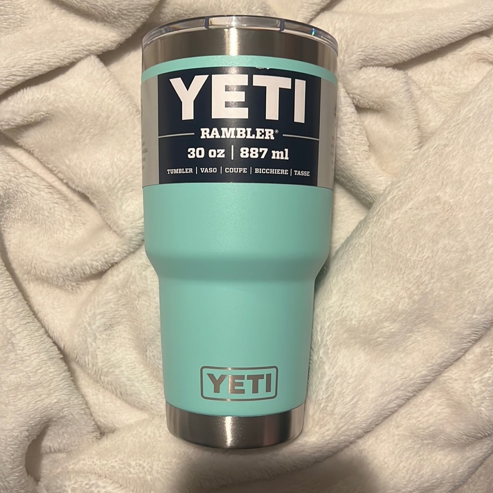 30oz yeti cup teal color
